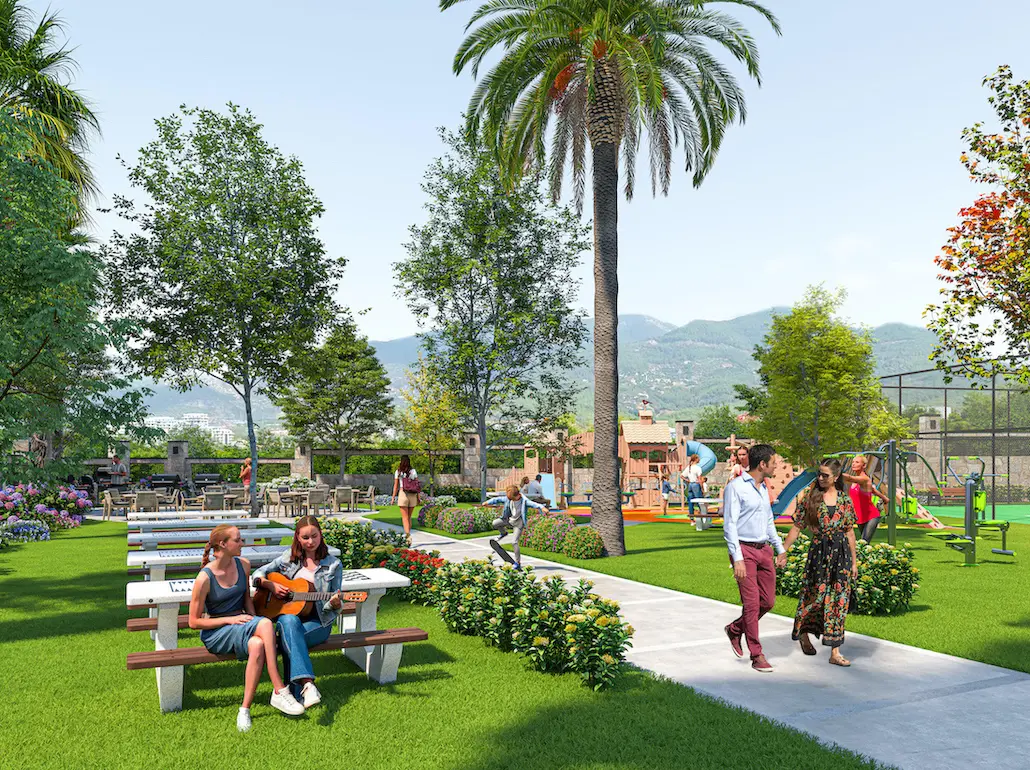 Garden area
